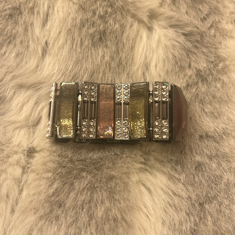 Never worn Silver stretch bracelet